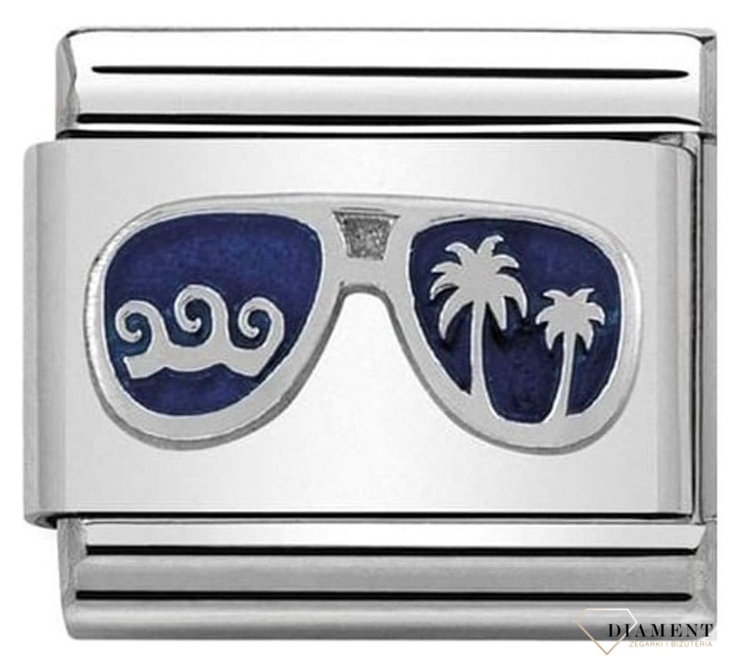 Nomination - Link 925 zawieszka srebro 'Okulary Miami' 330202 48 biżuteria nomination nomination zawieszki nomination baza.jpg